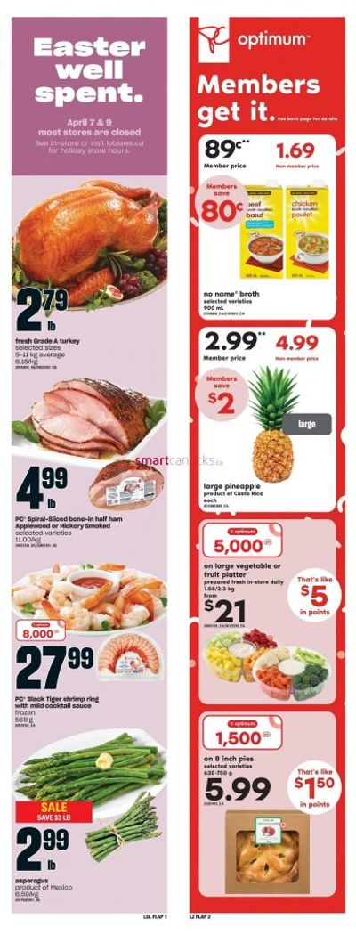 Loblaws Ontario PC Optimum Offers April 6th – 12th