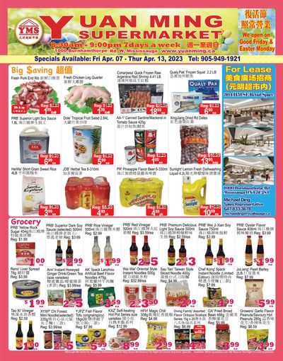 Yuan Ming Supermarket Flyer April 7 to 13