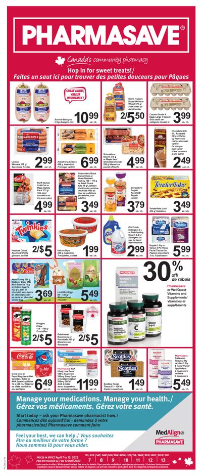 Pharmasave (NB) Flyer April 7 to 13