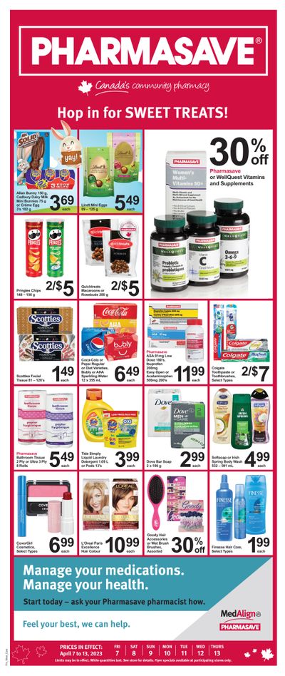Pharmasave (ON & West) Flyer April 7 to 13