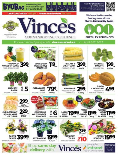 Vince's Market Flyer April 6 to 12