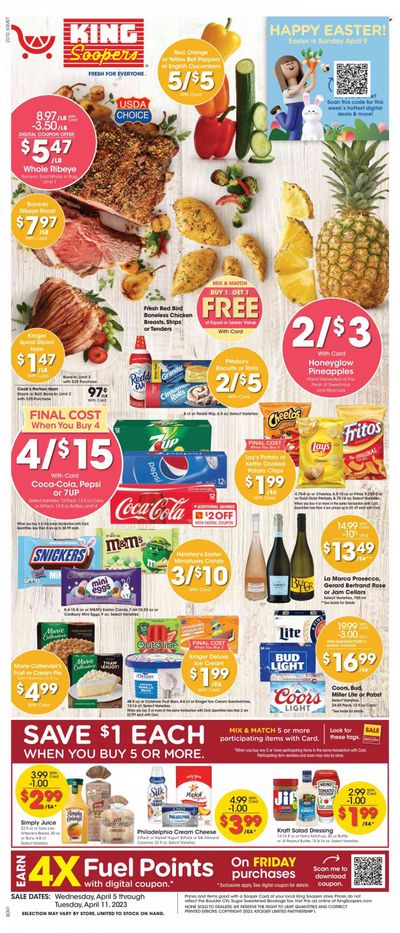 King Soopers (CO) Weekly Ad Flyer Specials April 5 to April 11, 2023