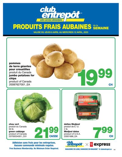 Wholesale Club (QC) Fresh Deals of the Week Flyer April 6 to 12 Wholesale Club (QC) Fresh Deals of the Week Flyer April 6 to 12