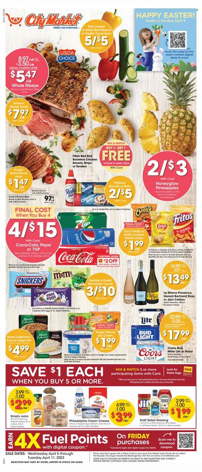 City Market (CO, UT, WY) Weekly Ad Flyer Specials April 5 to April 11, 2023