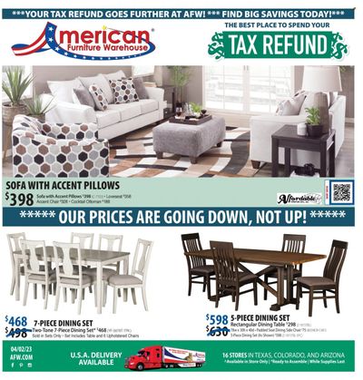 American Furniture Warehouse (AZ, CO, TX) Promotions & Flyer Specials April 2023