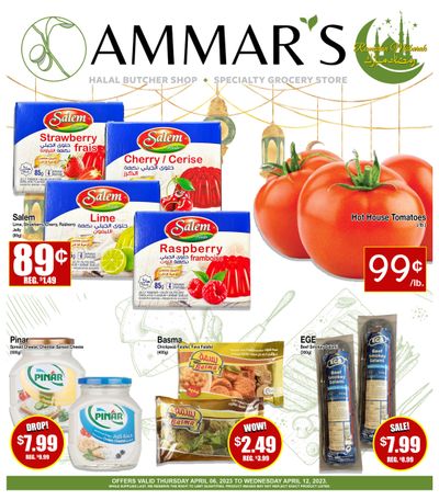Ammar's Halal Meats Flyer April 6 to 12