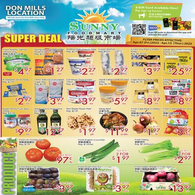 Sunny Foodmart (Don Mills) Flyer April 7 to 13