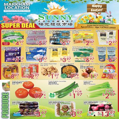 Sunny Foodmart (Markham) Flyer April 7 to 13