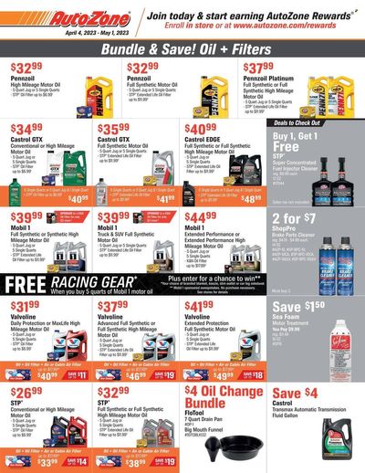 Autozone Weekly Ad Flyer Specials April 4 to May 1, 2023