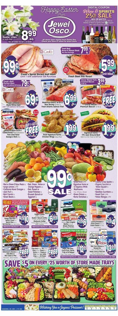 Jewel Osco (IL) Weekly Ad Flyer Specials April 5 to April 11, 2023