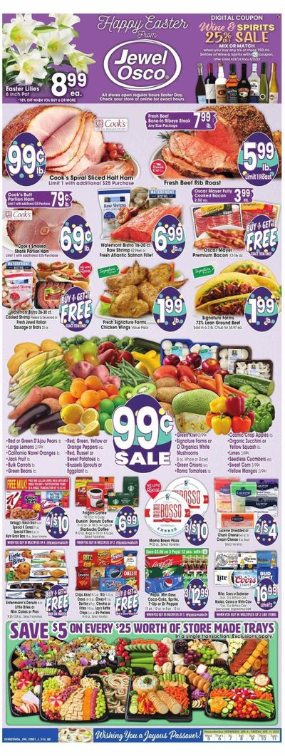 Jewel Osco (IL) Weekly Ad Flyer Specials April 5 to April 11, 2023