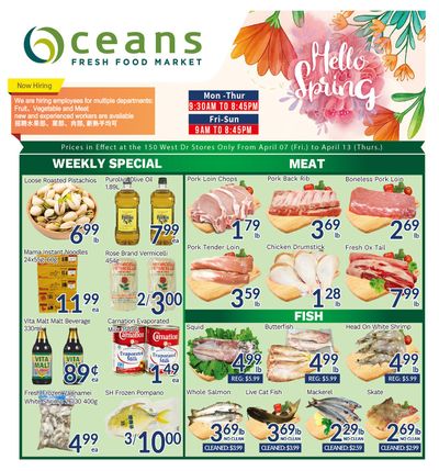 Oceans Fresh Food Market (West Dr., Brampton) Flyer April 7 to 13