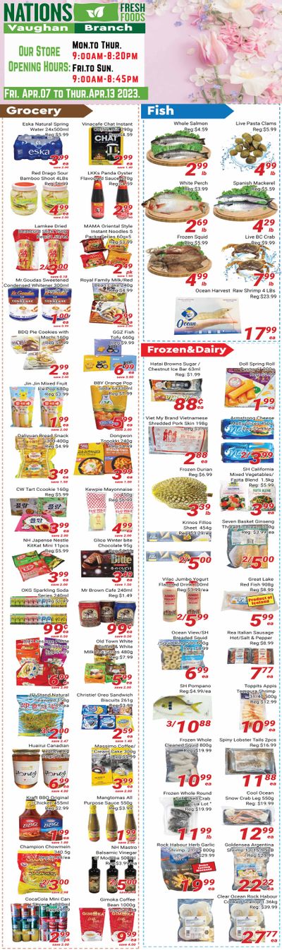 Nations Fresh Foods (Vaughan) Flyer April 7 to 13