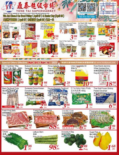 Tone Tai Supermarket Flyer April 7 to 13