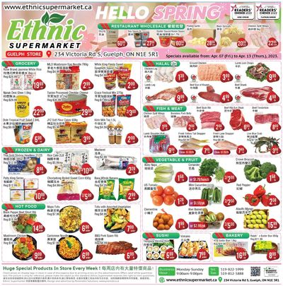 Ethnic Supermarket (Guelph) Flyer April 7 to 13