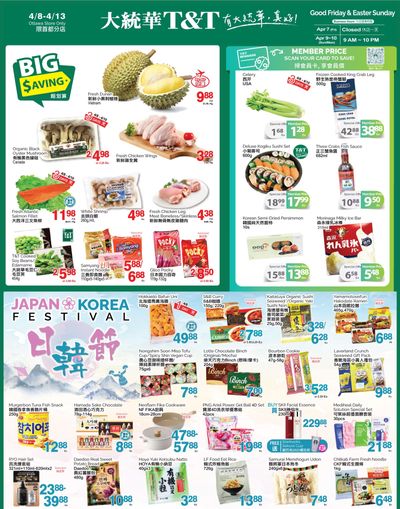 T&T Supermarket (Ottawa) Flyer April 8 to 13