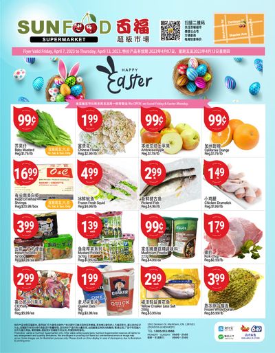Sunfood Supermarket Flyer April 7 to 13