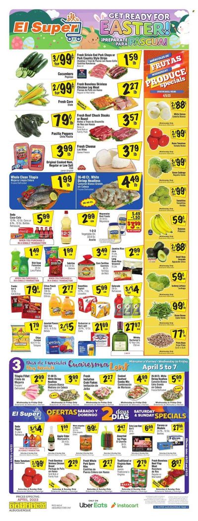 El Super (NM) Weekly Ad Flyer Specials April 5 to April 11, 2023