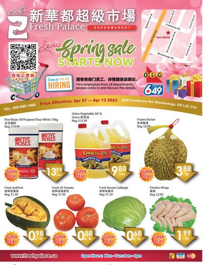 Fresh Palace Supermarket Flyer April 7 to 13