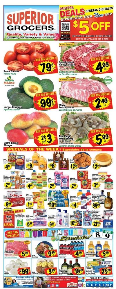 Superior Grocers (CA) Weekly Ad Flyer Specials April 5 to April 11, 2023