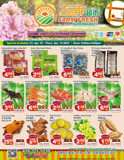 Farm Fresh Supermarket Flyer April 7 to 13