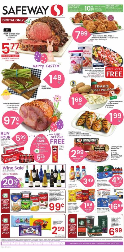 Safeway (CO) Weekly Ad Flyer Specials April 5 to April 11, 2023
