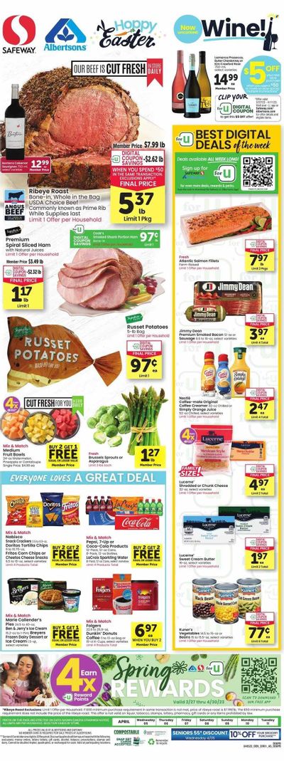 Safeway (CO) Weekly Ad Flyer Specials April 5 to April 11, 2023