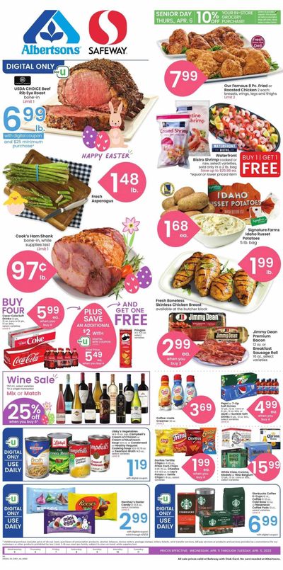 Safeway (MT) Weekly Ad Flyer Specials April 5 to April 11, 2023