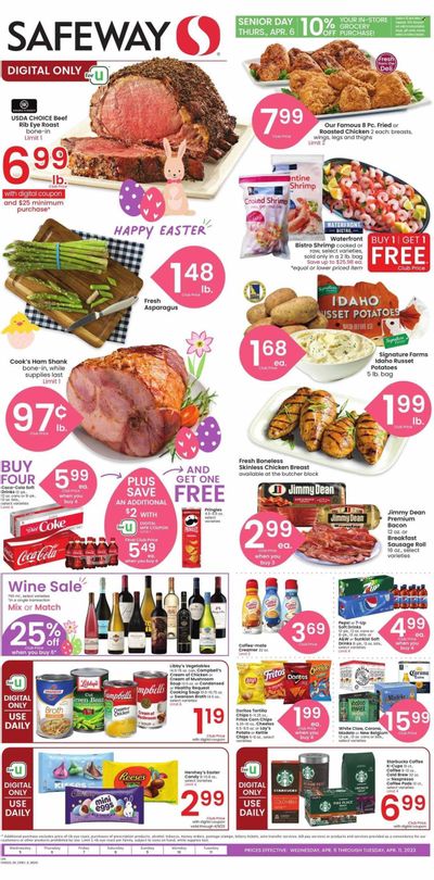 Safeway (MT) Weekly Ad Flyer Specials April 5 to April 11, 2023