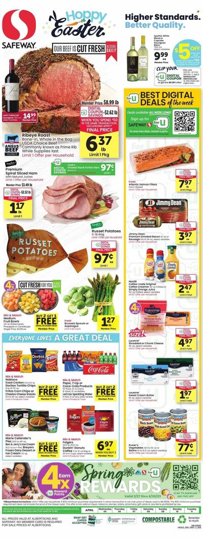 Safeway (NE) Weekly Ad Flyer Specials April 5 to April 11, 2023