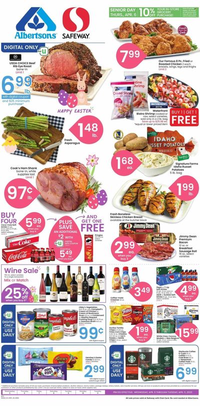 Safeway (MT) Weekly Ad Flyer Specials April 5 to April 11, 2023