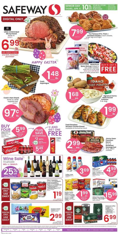 Safeway (MT) Weekly Ad Flyer Specials April 5 to April 11, 2023