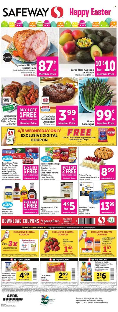Safeway (NV) Weekly Ad Flyer Specials April 5 to April 11, 2023