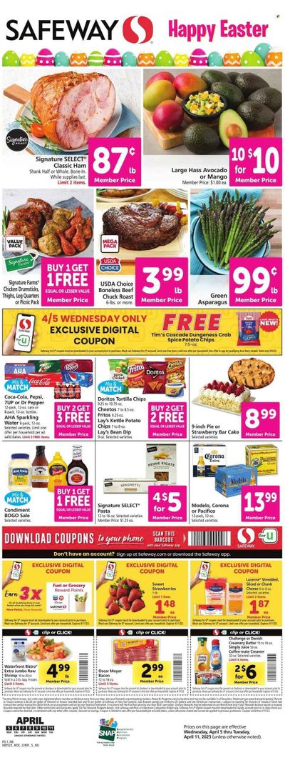 Safeway (NV) Weekly Ad Flyer Specials April 5 to April 11, 2023