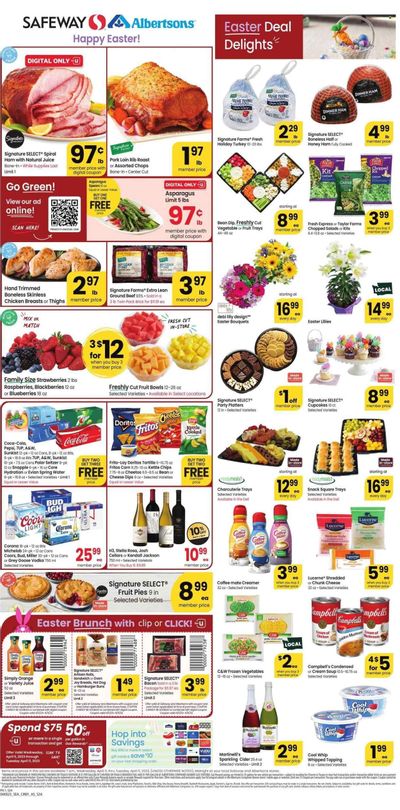 Safeway (WA) Weekly Ad Flyer Specials April 5 to April 11, 2023