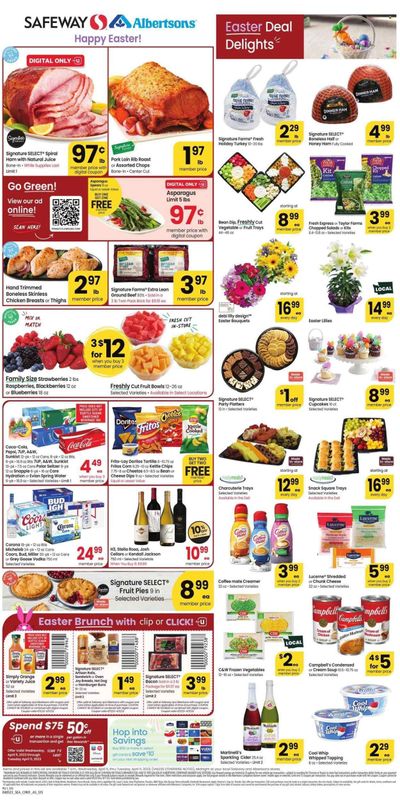 Safeway (WA) Weekly Ad Flyer Specials April 5 to April 11, 2023