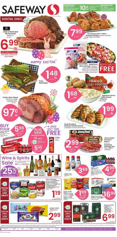 Safeway (WY) Weekly Ad Flyer Specials April 5 to April 11, 2023