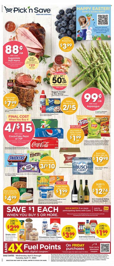 Pick ‘n Save (WI) Weekly Ad Flyer Specials April 5 to April 11, 2023