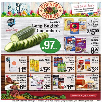 Country Grocer Flyer April 7 to 13