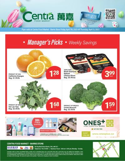 Centra Foods (Barrie) Flyer April 7 to 13