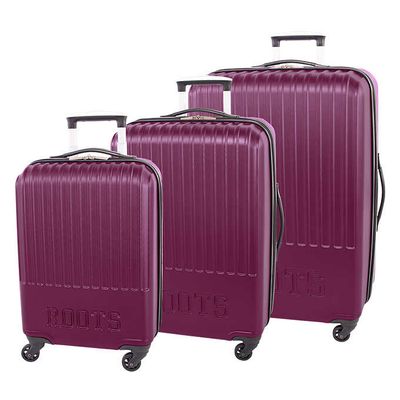 Roots Roundtrip Collection 3-piece Hardside Luggage Set on Sale for $99.97 at Costco Canada