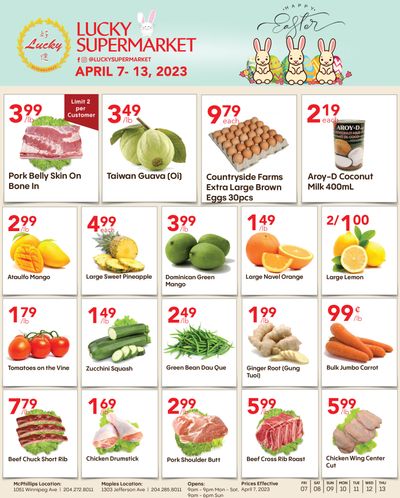 Lucky Supermarket (Winnipeg) Flyer April 7 to 13