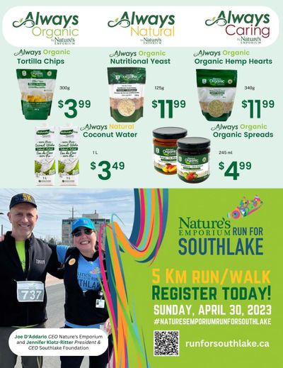 Nature's Emporium Weekly Flyer April 7 to 13