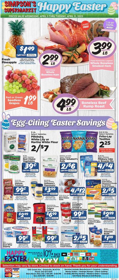 IGA (IN) Weekly Ad Flyer Specials April 5 to April 11, 2023