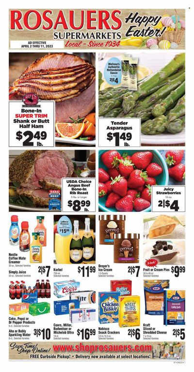 Rosauers (ID, MT, OR, WA) Weekly Ad Flyer Specials April 2 to April 11, 2023