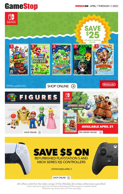 GameStop Flyer April 7 to 13