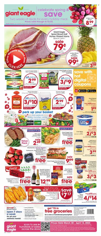 Giant Eagle (OH) Weekly Ad Flyer Specials March 30 to April 5, 2023