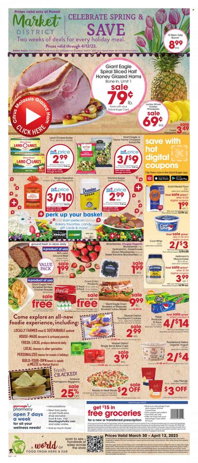 Giant Eagle (OH) Weekly Ad Flyer Specials March 30 to April 5, 2023