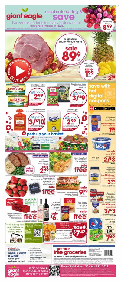 Giant Eagle (PA) Weekly Ad Flyer Specials March 30 to April 5, 2023