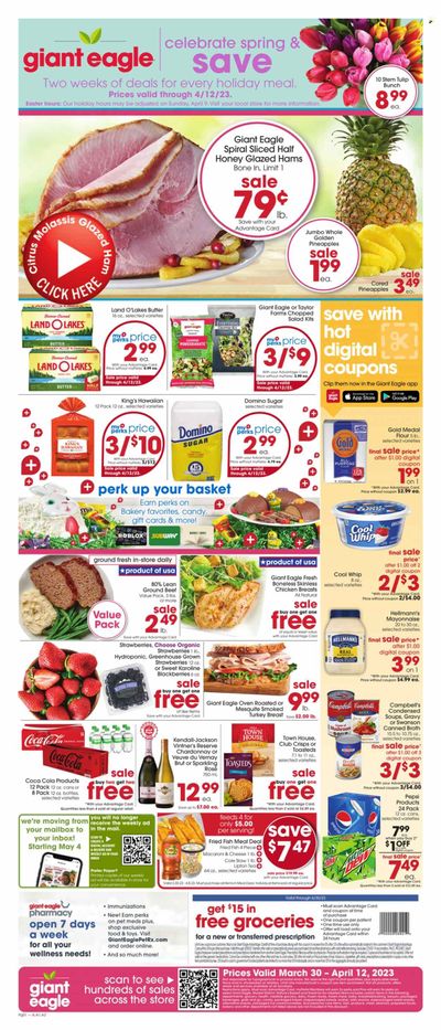 Giant Eagle (OH) Weekly Ad Flyer Specials March 30 to April 5, 2023